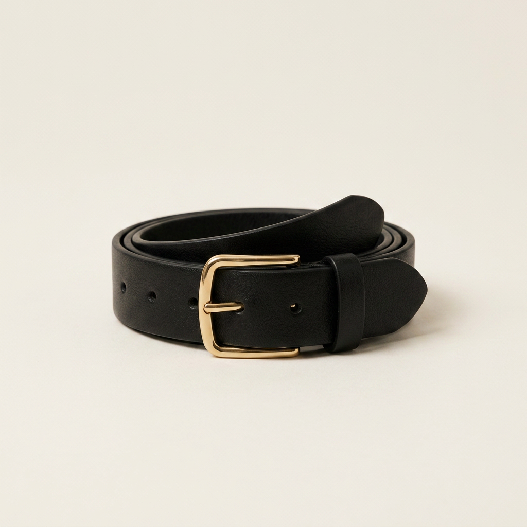Leather Belt — Black