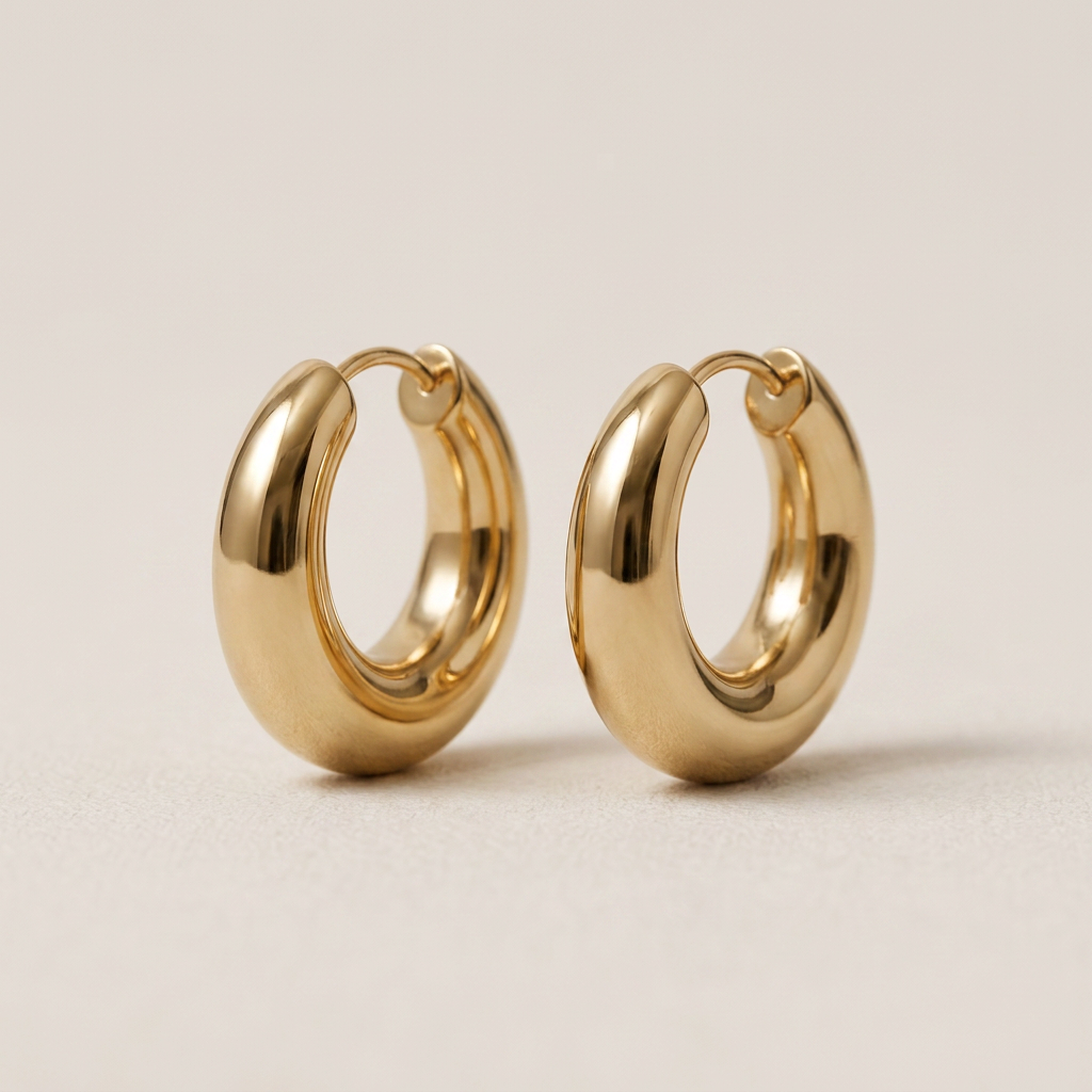 Gold Hoop Earrings