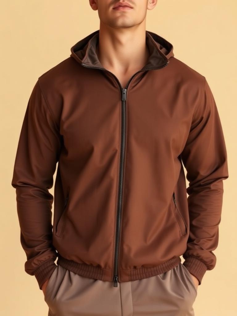Lightweight Windbreaker — Mocha